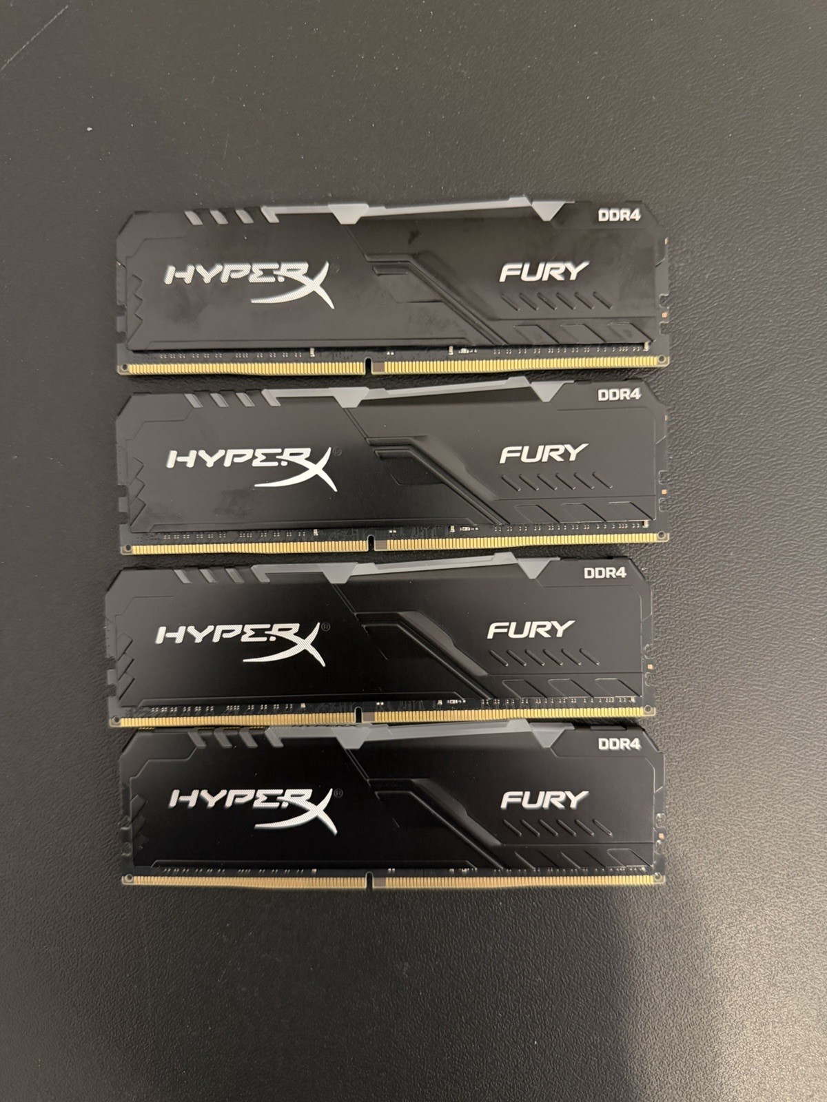 HyperX Fury RGB 64GB 4x16GB DDR4 3200 HP32D4U8D8HC-16XR Desktop RAM Tested