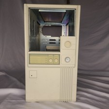 Vintage Retro Beige Sleeper PC Case Desktop Computer Key With Turbo Button picture