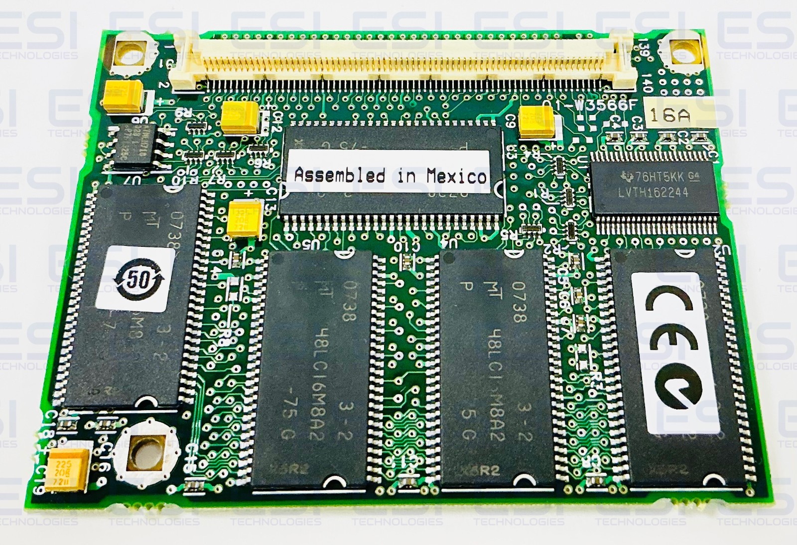 RAM500-015, RAM5006E-015, RAM5005E-015, 01-W3566F16 128MB ECC SDRAM SKUE16