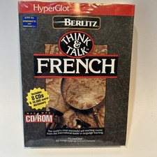 Vintage - Berlitz Think And Talk French Learning Self Language Education Sealed picture