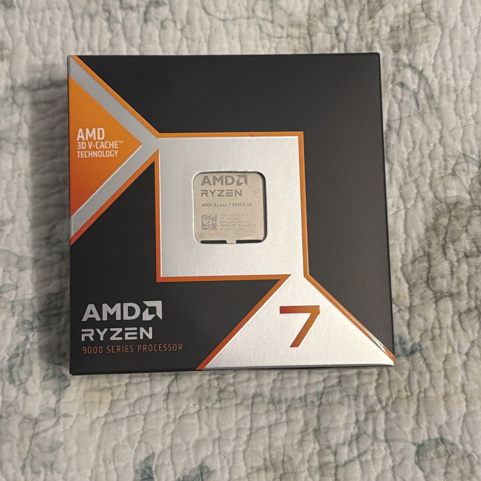 AMD Ryzen 7 9850X3D 8-Core 16-Thread 5.6GHz 120W AM5 CPU 100-100001973WOF AMD Ryzen 7 9850X3D 8-Core 16-Thread 5.6GHz 120W AM5 CPU 100-100001973WOF
