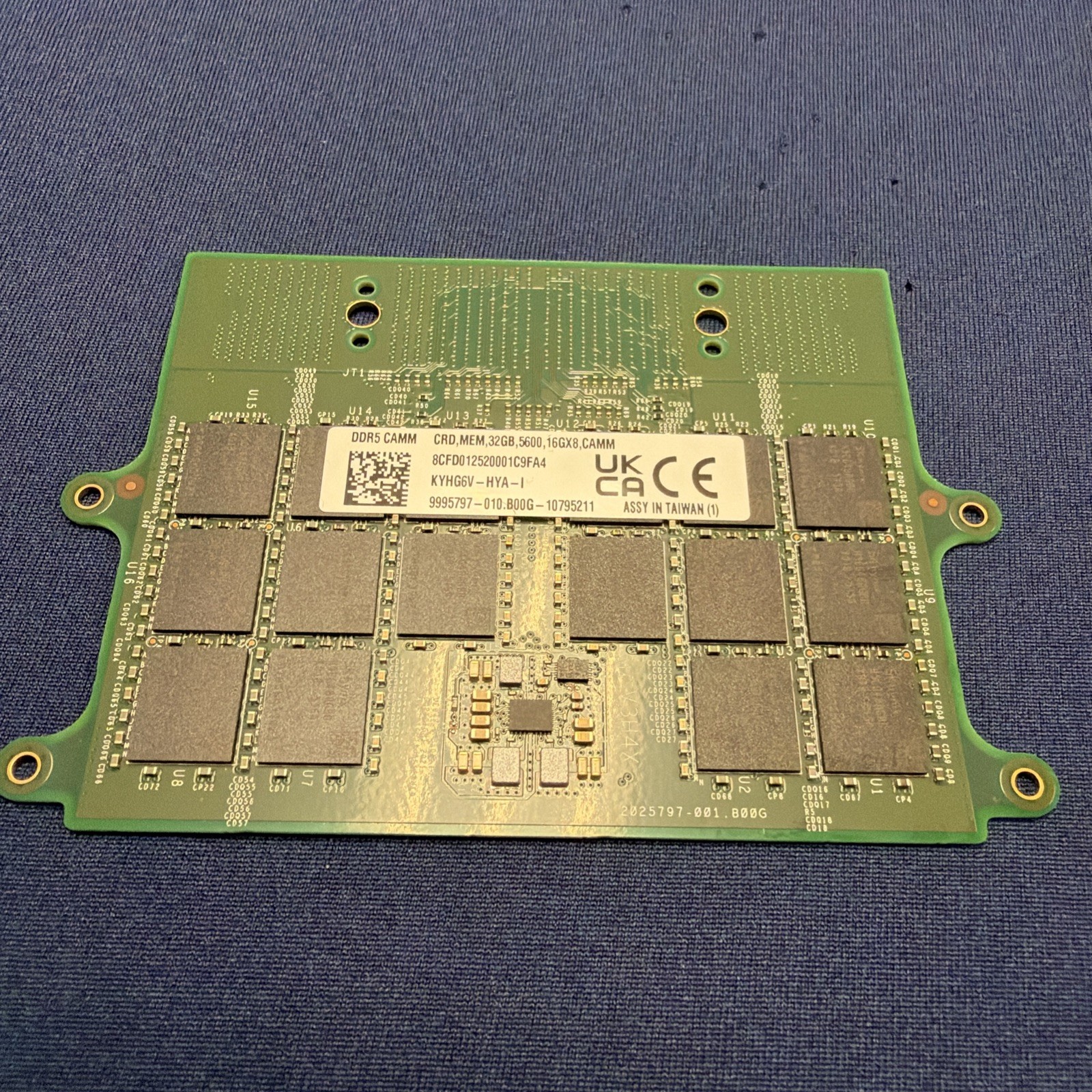 Dell 32GB DDR5 5600 CAMM KYHG6V Precision 7670 7680 7770 7780 16Gx8 Memory