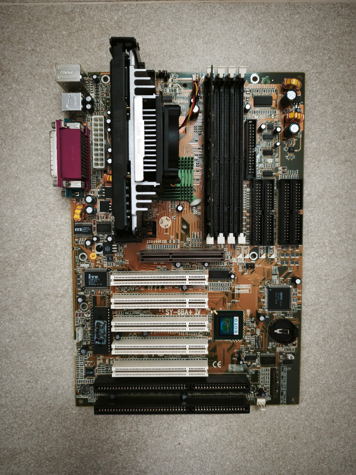 🔴Soyo 6BA+ IV (Intel i440BX) Vintage Motherboard
