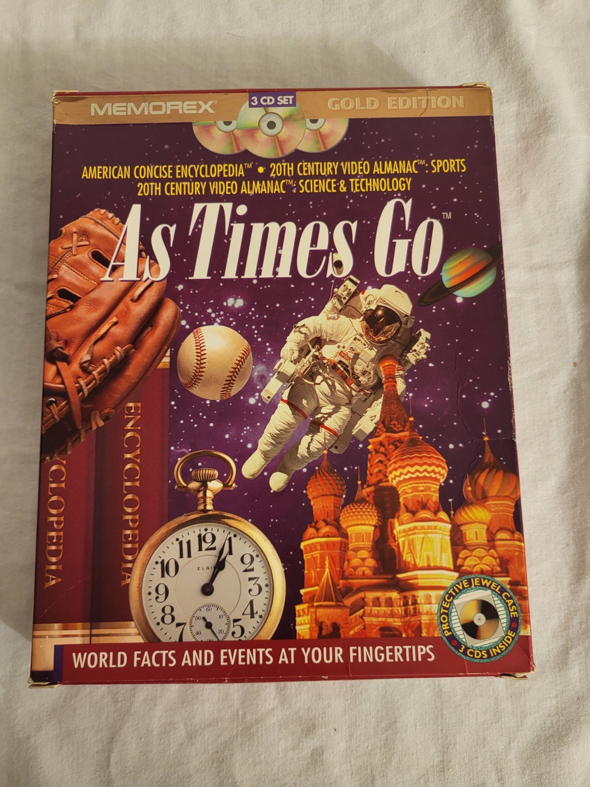 Vintage Memorex Gold Edition As Times Go CDROM *1995* Vintage Memorex Gold Edition As Times Go CDROM *1995*