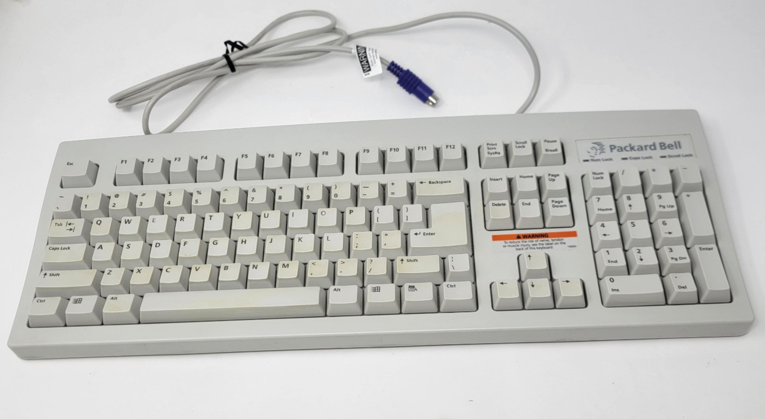 Vintage Packard Bell 5140M Computer Keyboard Tested Working Vintage Packard Bell 5140M Computer Keyboard Tested Working