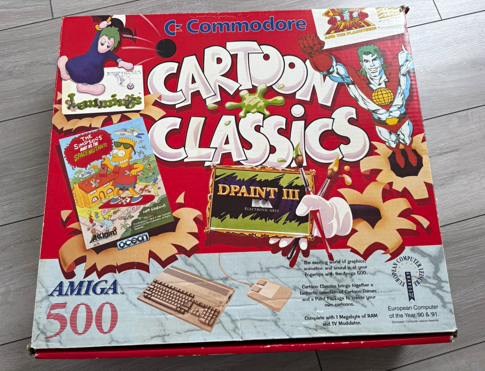 Commodore Amiga 500 Plus (A500 Plus) with Original Box/Original Box & Software Commodore Amiga 500 Plus (A500 Plus) with Original Box/Original Box & Software