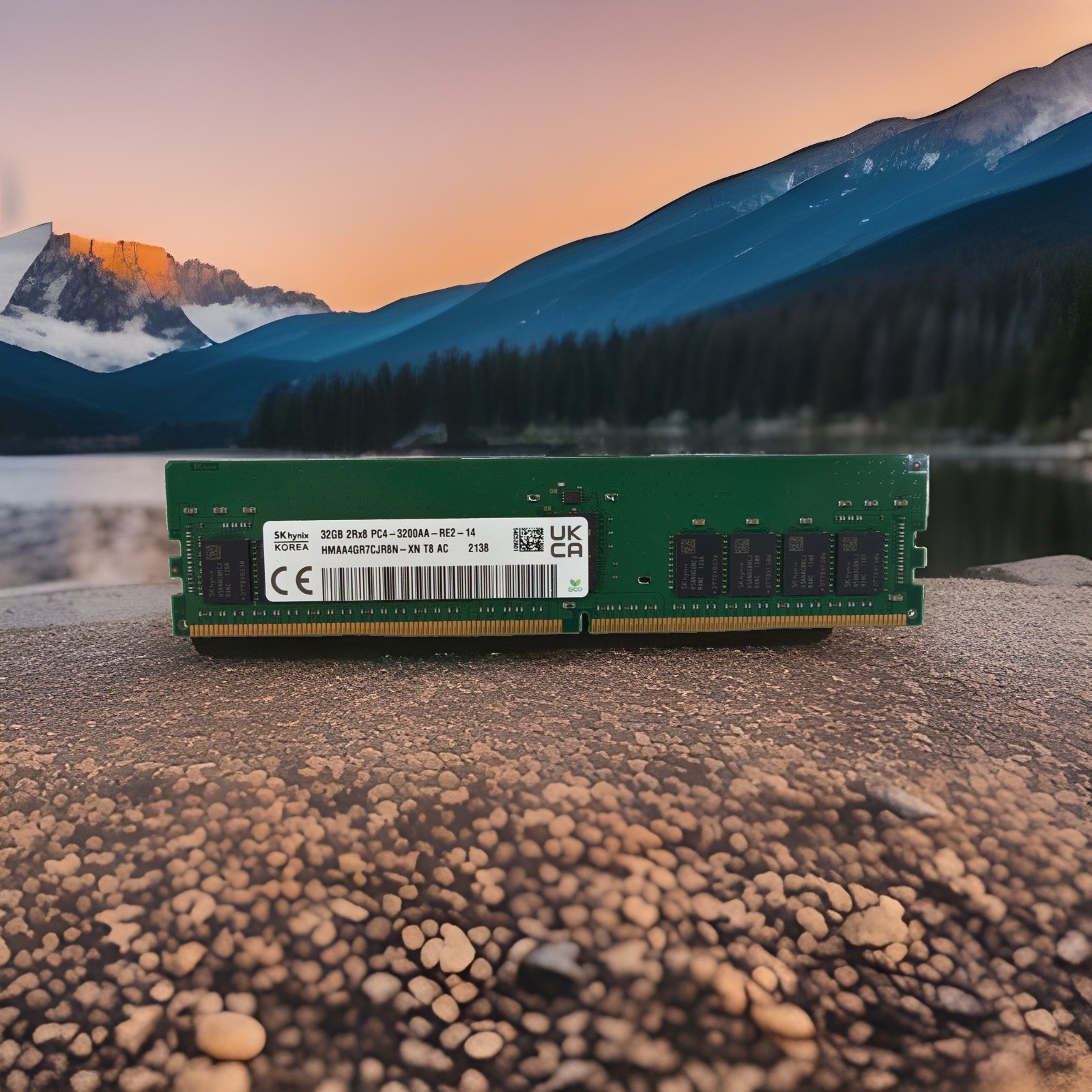 SK Hynix 32GB DDR4-3200 RDIMM 2Rx8 HMAA4GR7CJR8N-XN Server RAM SK Hynix 32GB DDR4-3200 RDIMM 2Rx8 HMAA4GR7CJR8N-XN Server RAM