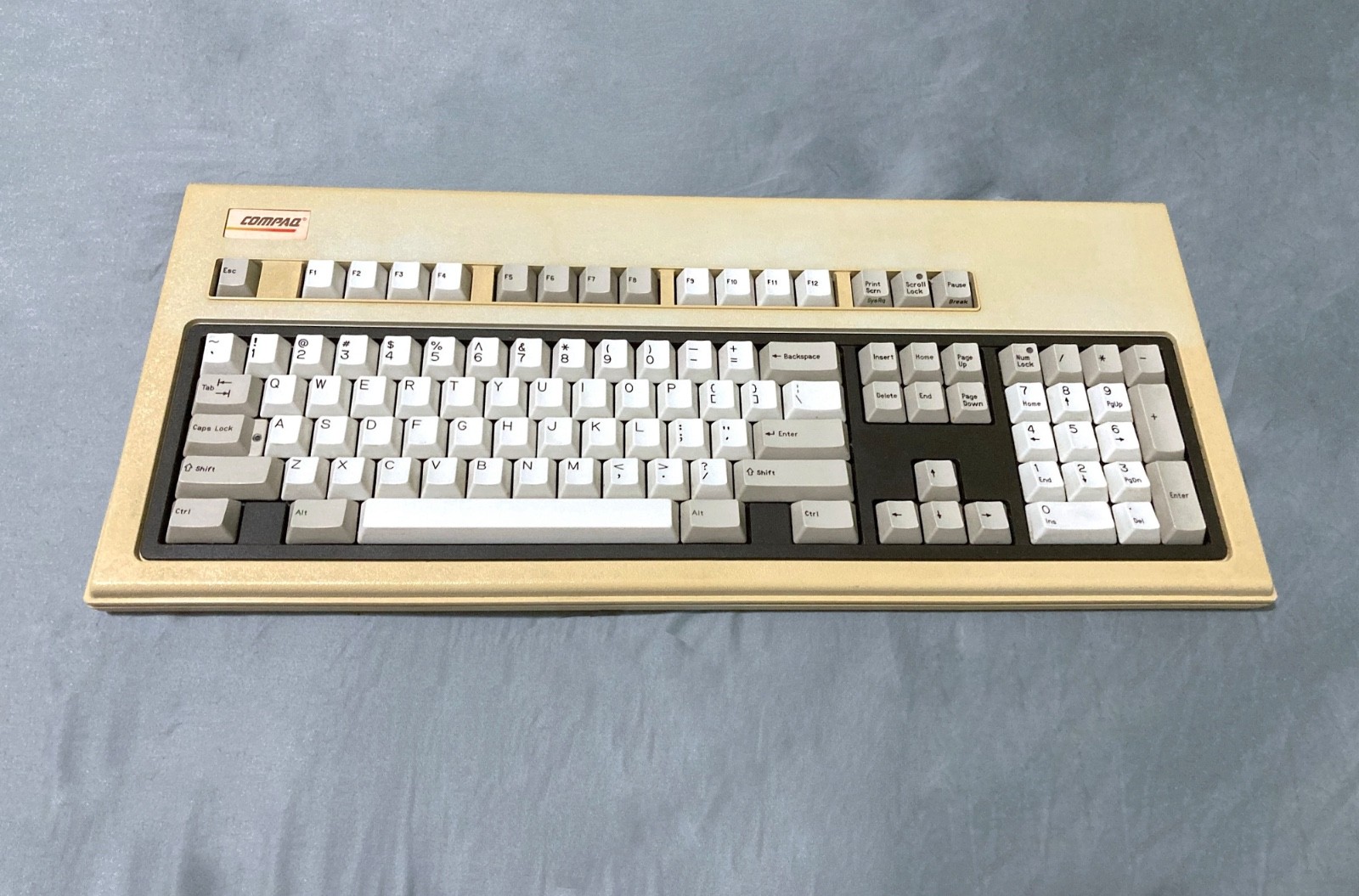 Vintage COMPAQ Enhanced Keyboard Version I SDL Connection IBM Model M RARE