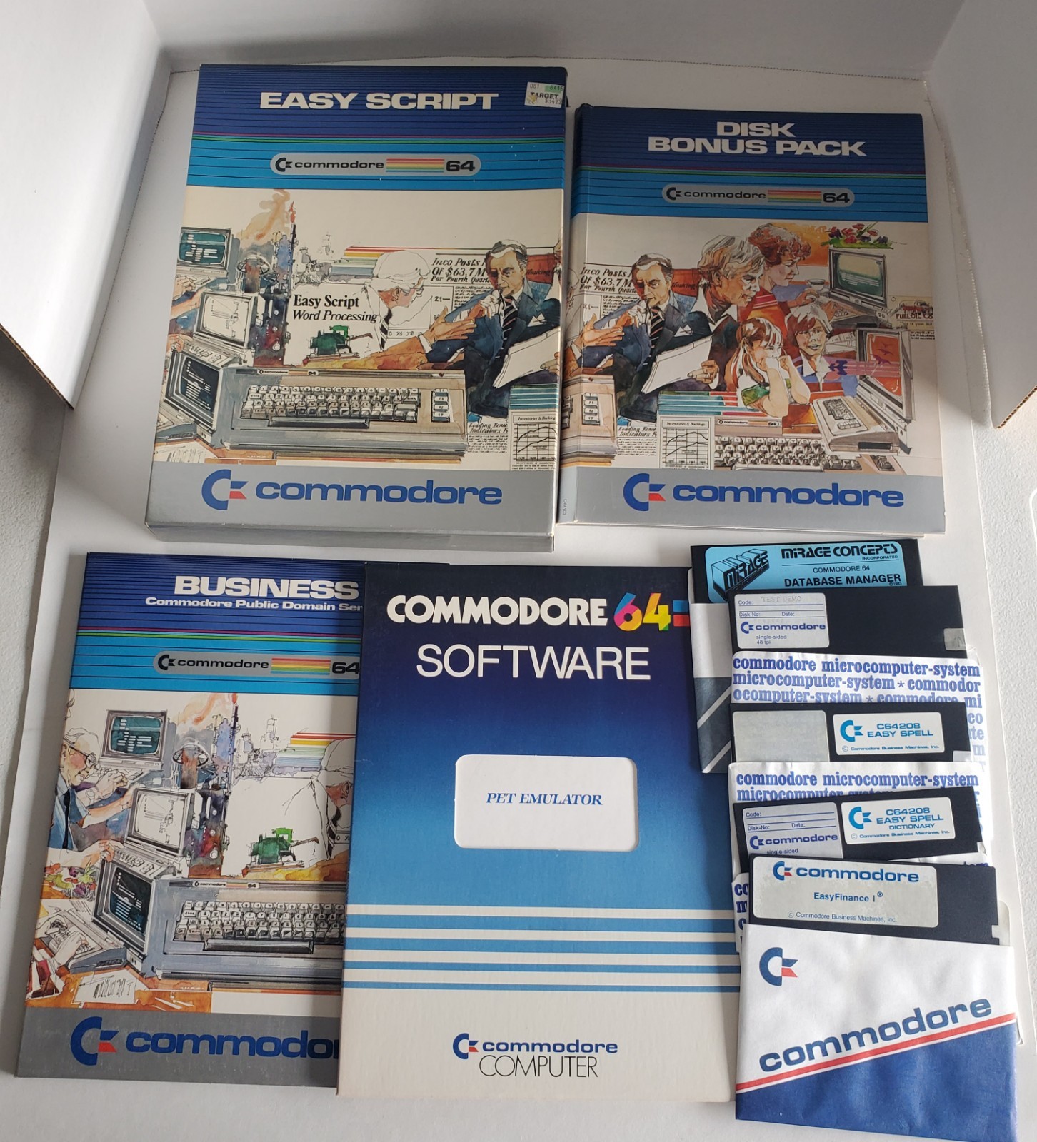 Commodore 64 Floppy Disk/Diskette Softwares  Lot