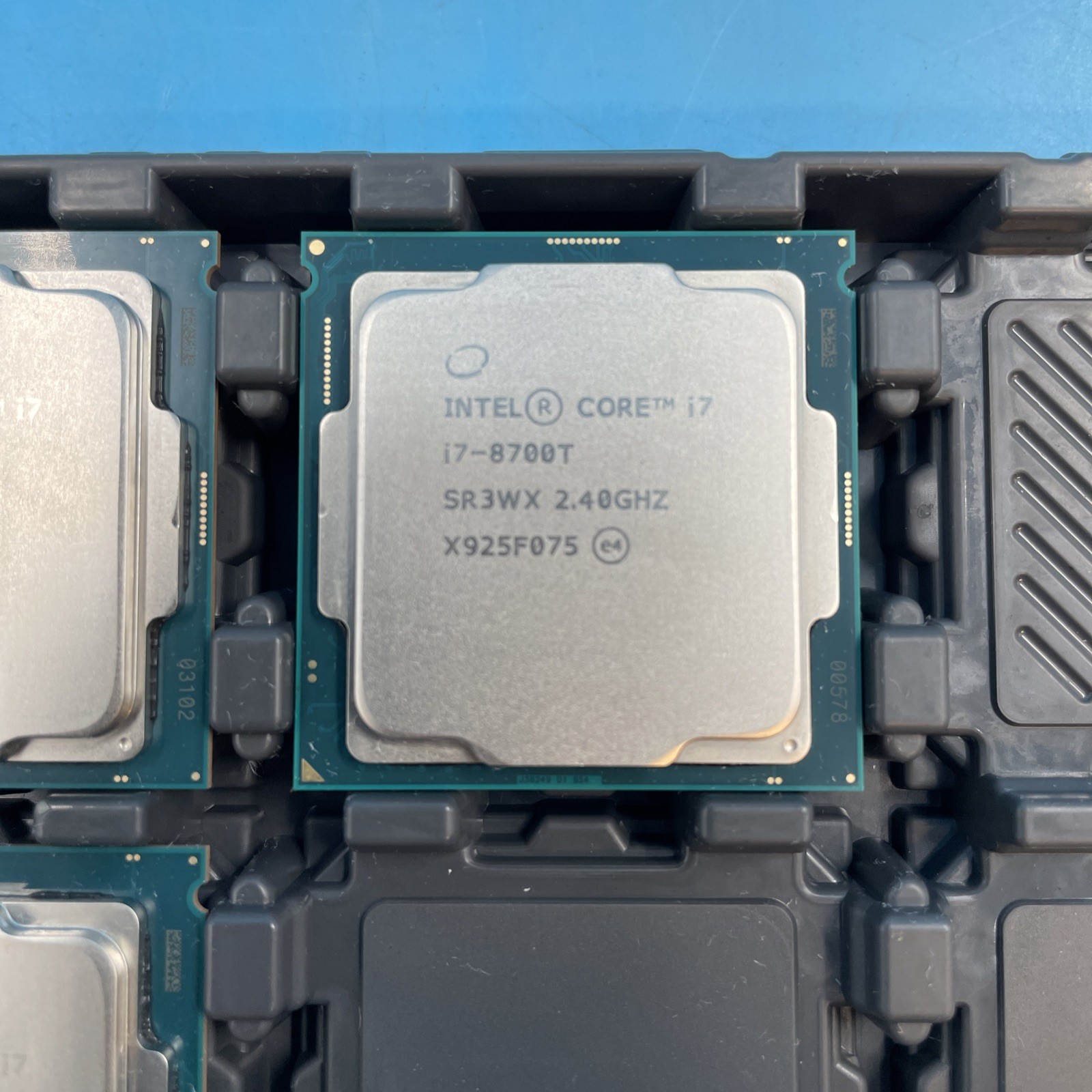 (LOT OF 3) Intel Core i7-8700T CPU 2.40GHz Desktop Processor (SR3WX)