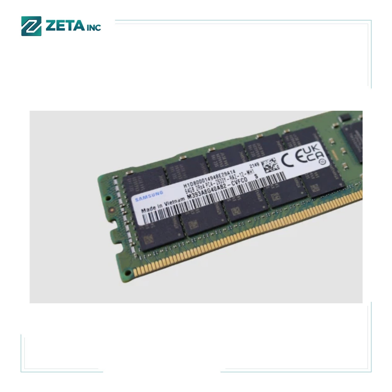 M393A8G40AB2-CVF SAMSUNG 64GB (1X64GB) 2RX4 PC4-2933Y MEMORY
