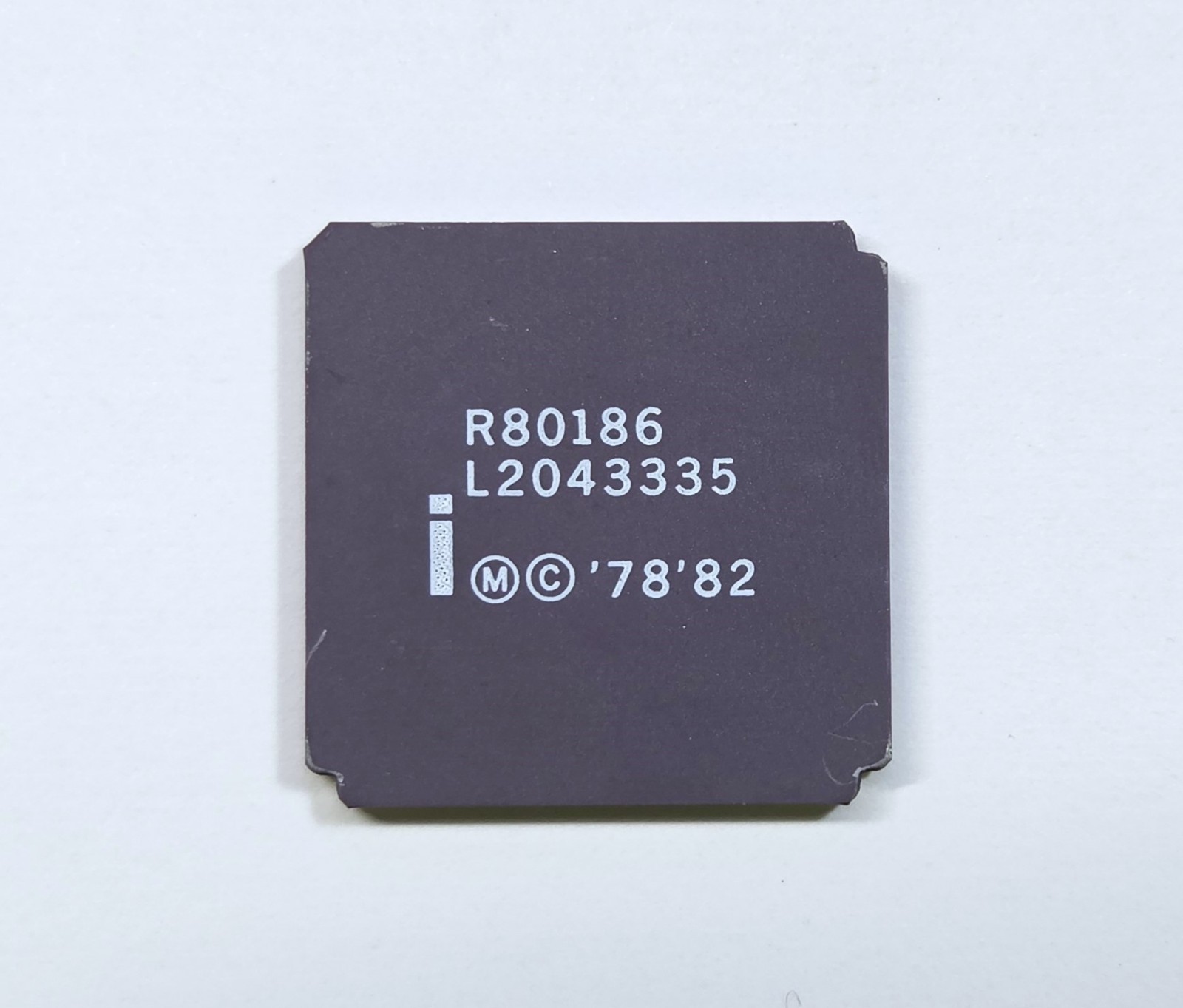 Intel R80188 80188 80186 vintage CPU GOLD/Ceramic