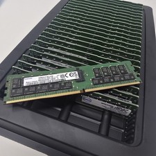 LOT OF 24* Samsung 32GB DDR4-3200 ECC RDIMM 2Rx4 M393A4K40EB3-CWEGY - Sever pull picture