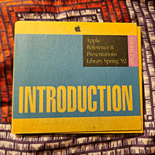 Apple Reference & Presentations Library Spring '92 User's Guide Intro CD Vintage picture