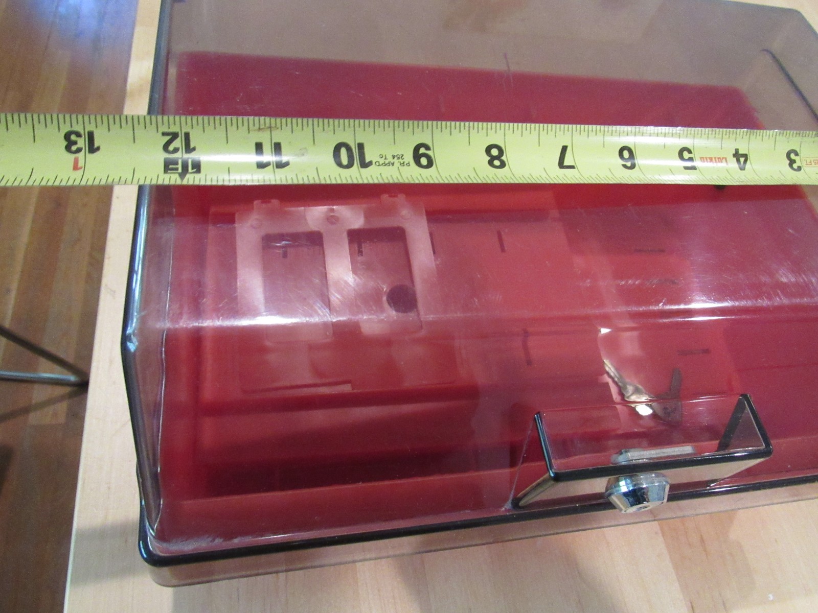 Vintage PC Accessories Floppy Disk Storage Case/Red