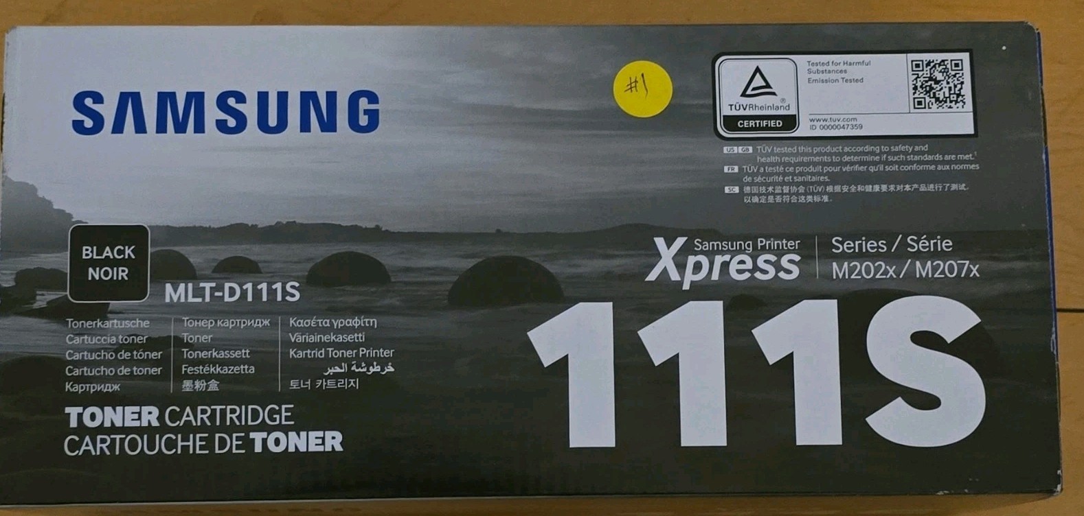 Samsung MLT-D111S Brand New Genuine In Sealed Box. Ships Fast. M202x/m207x.