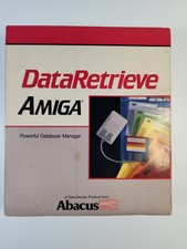 DataRetrieve Commodore Amiga Software Abacus Data Becker 3.5 Disk Box Manual picture