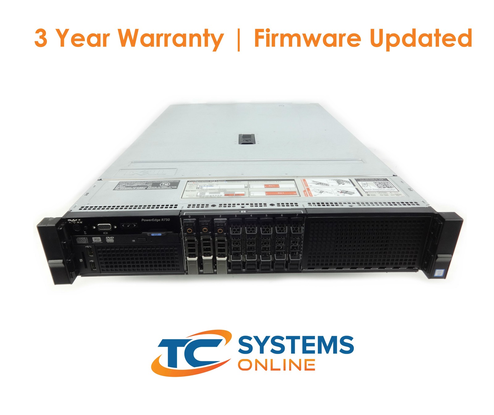 Poweredge R730 8SFF 2x E5-2650V3 2.3GHZ =20C/40T 32GB 3x 1.8TB 12G H730 Poweredge R730 8SFF 2x E5-2650V3 2.3GHZ =20C/40T 32GB 3x 1.8TB 12G H730