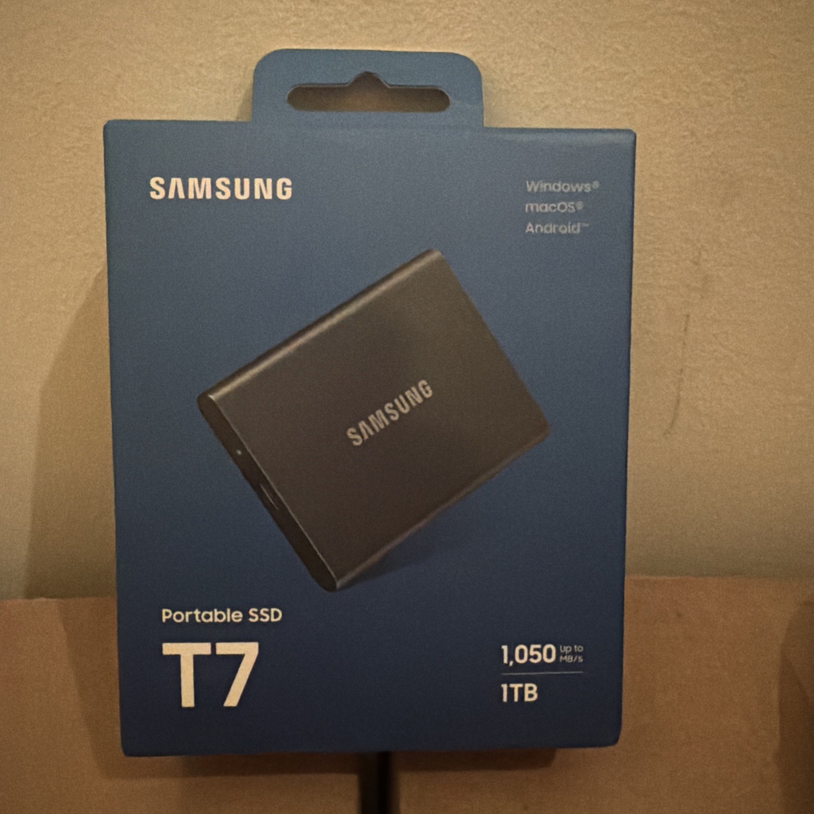 Samsung T7 1TB (MU-PC1T0T/AM) USB 3.2 Gen 2 External SSD FACTORY SEAL - GRAY