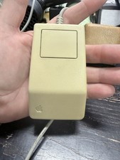 Apple Macintosh Desktop Bus Mouse ADB Model G5431 Roller Ball Vintage picture