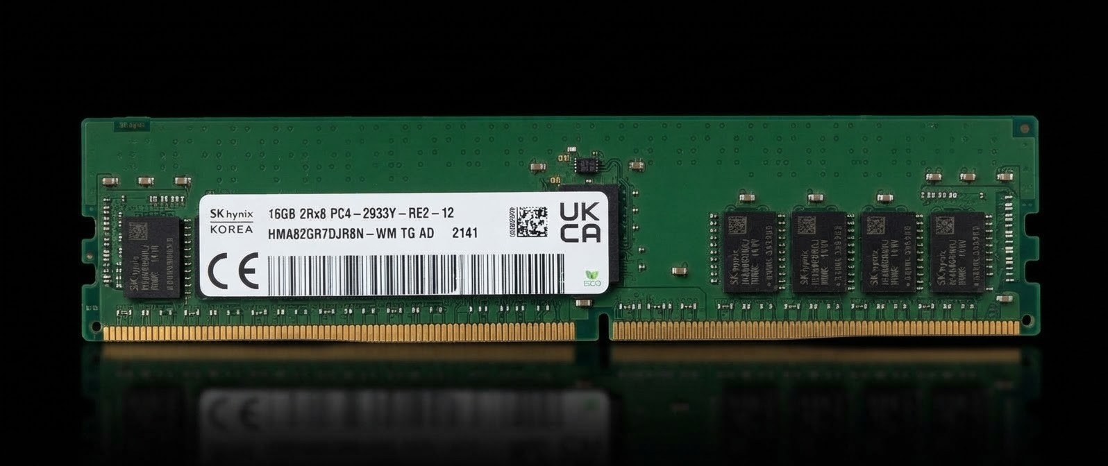 Hynix 16GB 2Rx8 PC4-2933 DDR4 ECC Reg Server Memory RAM HMA82GR7DJR8N-WM