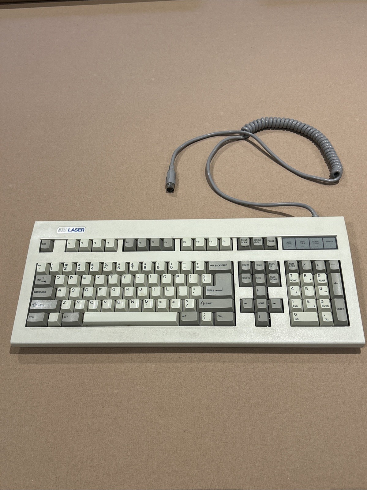 RARE Vintage LASER VTCL 2269 Mechanical Keyboard 1987 AT XT Clicky Space saver RARE Vintage LASER VTCL 2269 Mechanical Keyboard 1987 AT XT Clicky Space saver