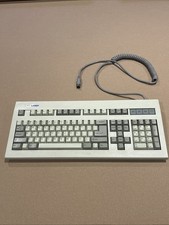 RARE Vintage LASER VTCL 2269 Mechanical Keyboard 1987 AT XT Clicky Space saver picture