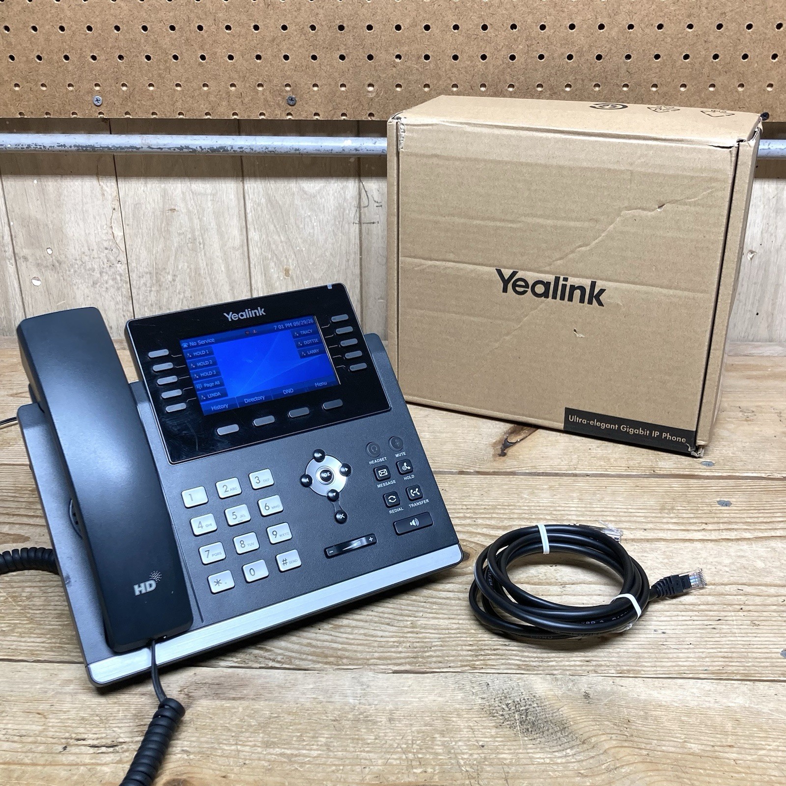 Yealink SIP-T46U Black Unified Firmware Enhanced SIP Phone - VoIP phone used