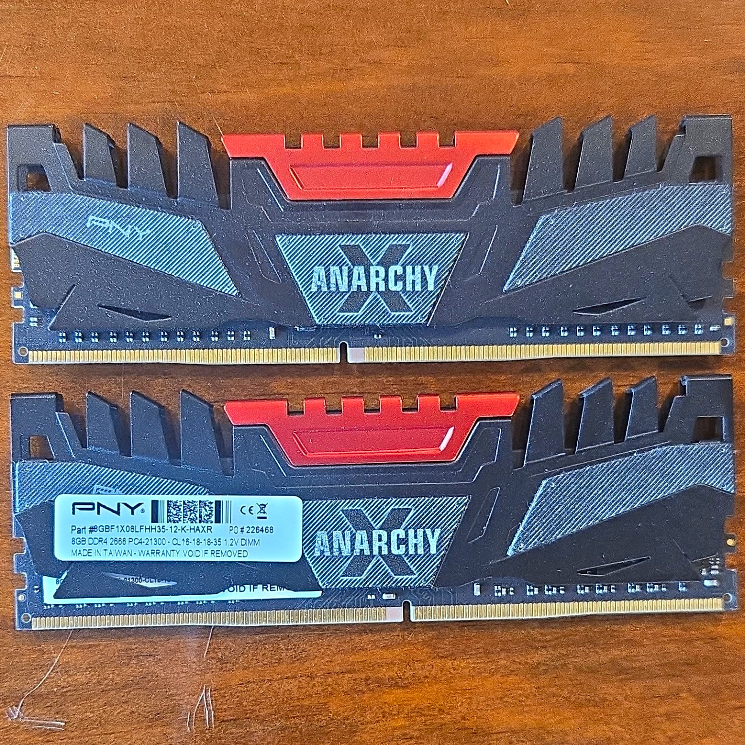 PNY Anarchy X 16GB (2x8GB) DDR4-2666 PC4-21300 288-Pin DIMM RAM