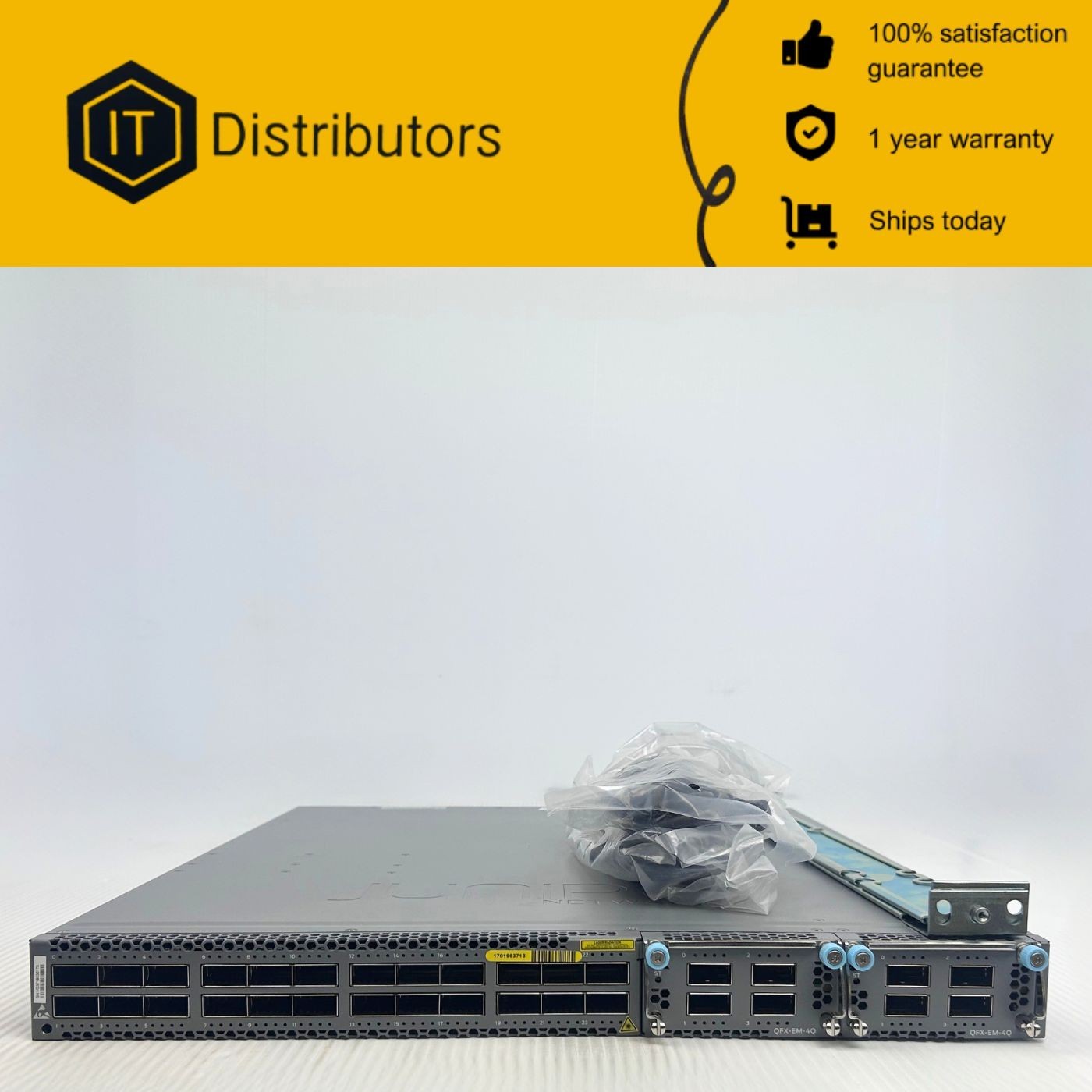 Juniper QFX5100-24Q-3AFO / 1 Year Warranty / Ships Today Juniper QFX5100-24Q-3AFO / 1 Year Warranty / Ships Today