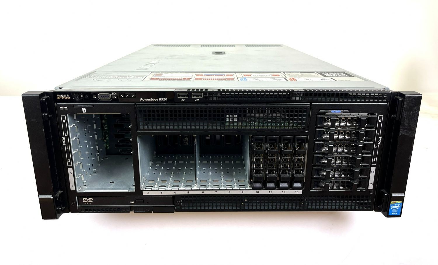 Dell PowerEdge R920 4x E7-4880v2 60-Cores 1TB (1024GB) PC3 RAM 4x 1100W Dell PowerEdge R920 4x E7-4880v2 60-Cores 1TB (1024GB) PC3 RAM 4x 1100W