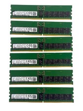 Lot of 6 SAMSUNG 48GB DDR5 PC5 SERVER RAM GOOD CONDITION FAILED STRESSTEST LOT 1 picture