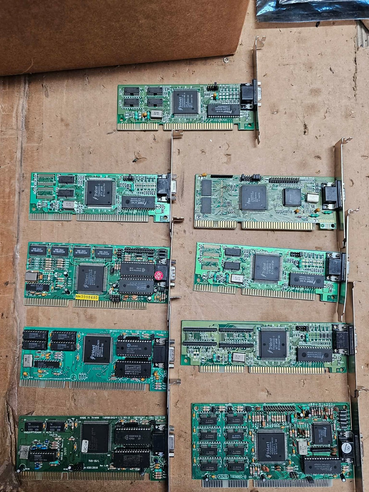 Lot of 9x Clean Vintage Retro ISA Video Graphics Expansion Cards 286 386 486 #5