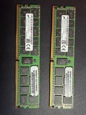 Micron MTA36ASF2G72PZ-2G1A2KK 16GB 2133P DDR4 ECC Server Memory (LOT OF 2) picture