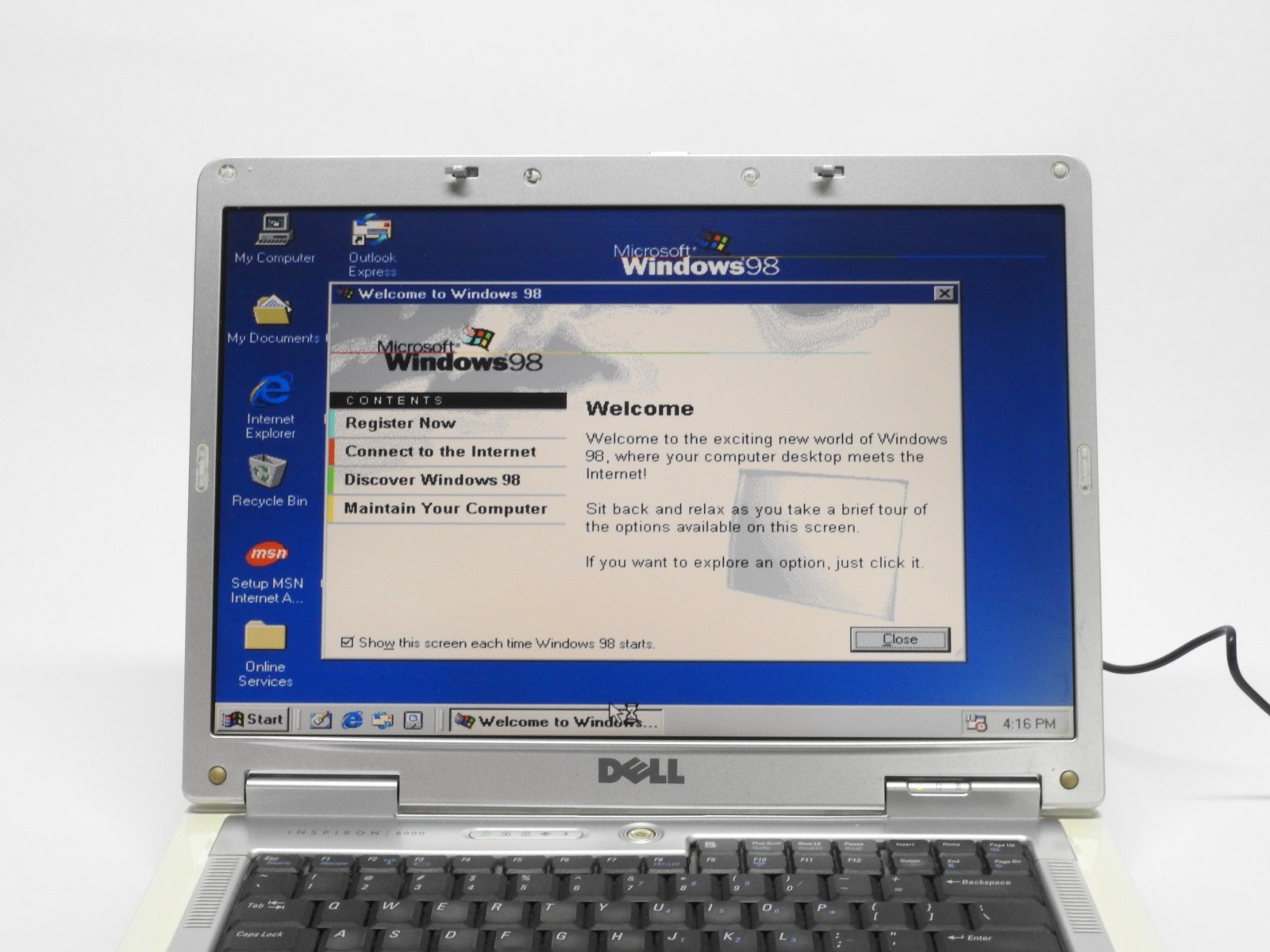 VINTAGE DELL INSPIRON LAPTOP 15.4 VINTAGE DELL INSPIRON LAPTOP 15.4