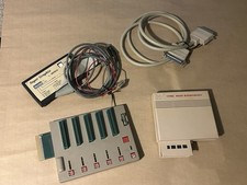 Commodore 1750 Ram expansion for parts cardboard 5 slot expansion interface Lot picture