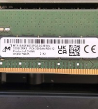 MTA18ASF4G72PDZ-3G2E1 MICRON 32GB (1X32GB) 2RX8 PC4-3200AA MEMORY picture