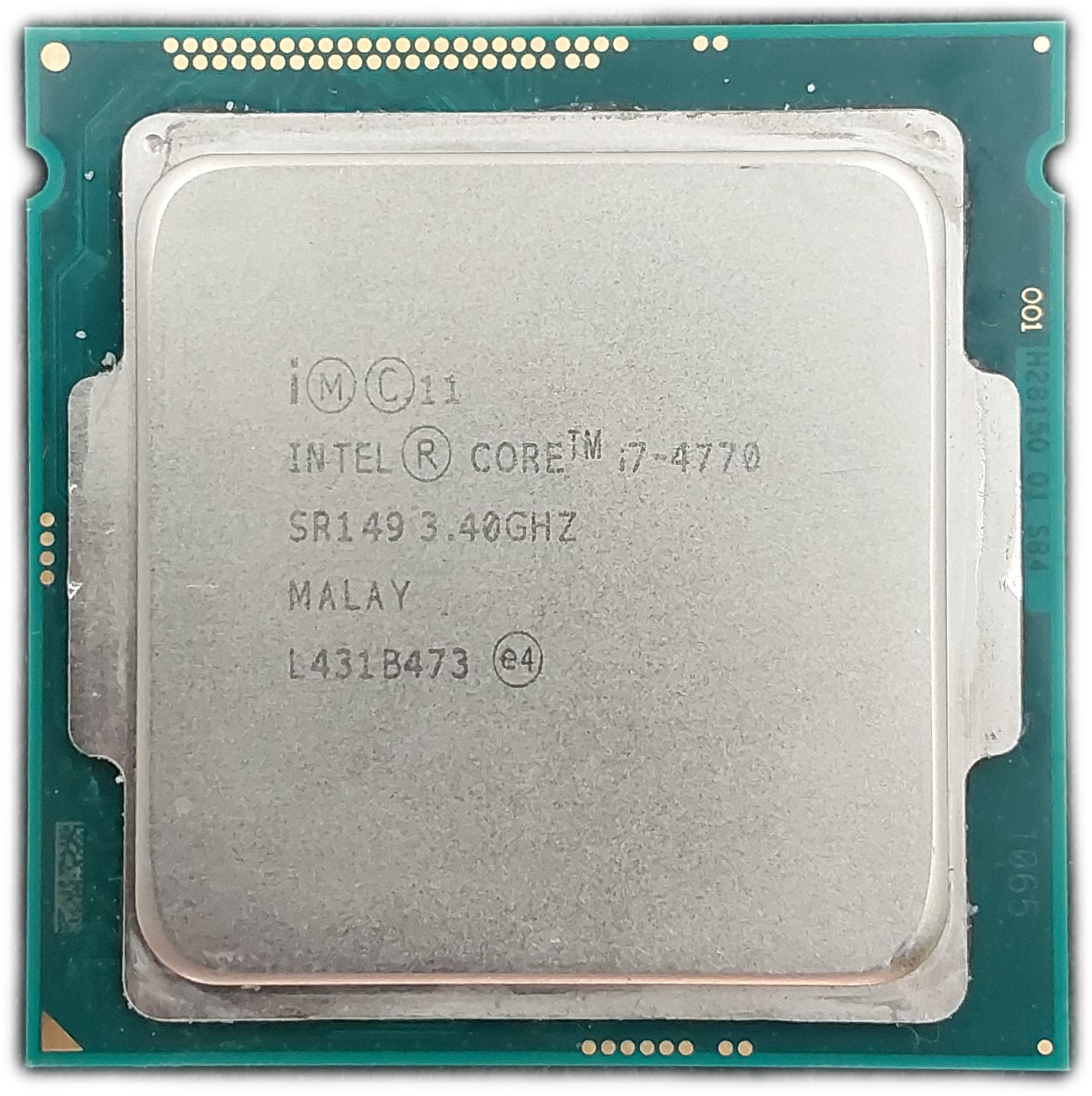 Intel Core i7-4770 SR1493.4GHz 4-Core LGA 1150 CPU PROCESSOR Intel Core i7-4770 SR1493.4GHz 4-Core LGA 1150 CPU PROCESSOR