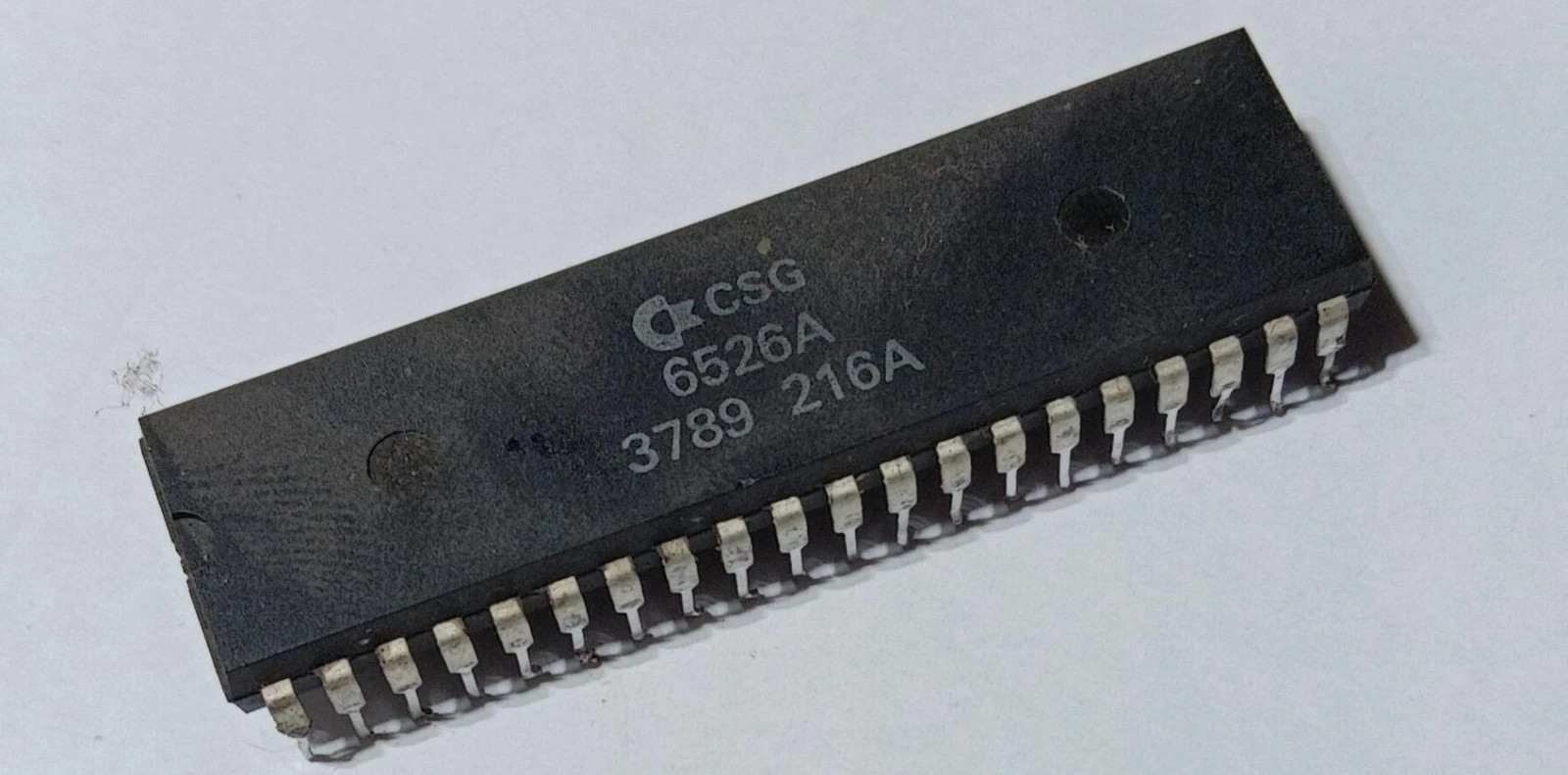 Rare CSG brand 6526A  CIA chip for Commodore 64. Used pull. Guaranteed. From U.S