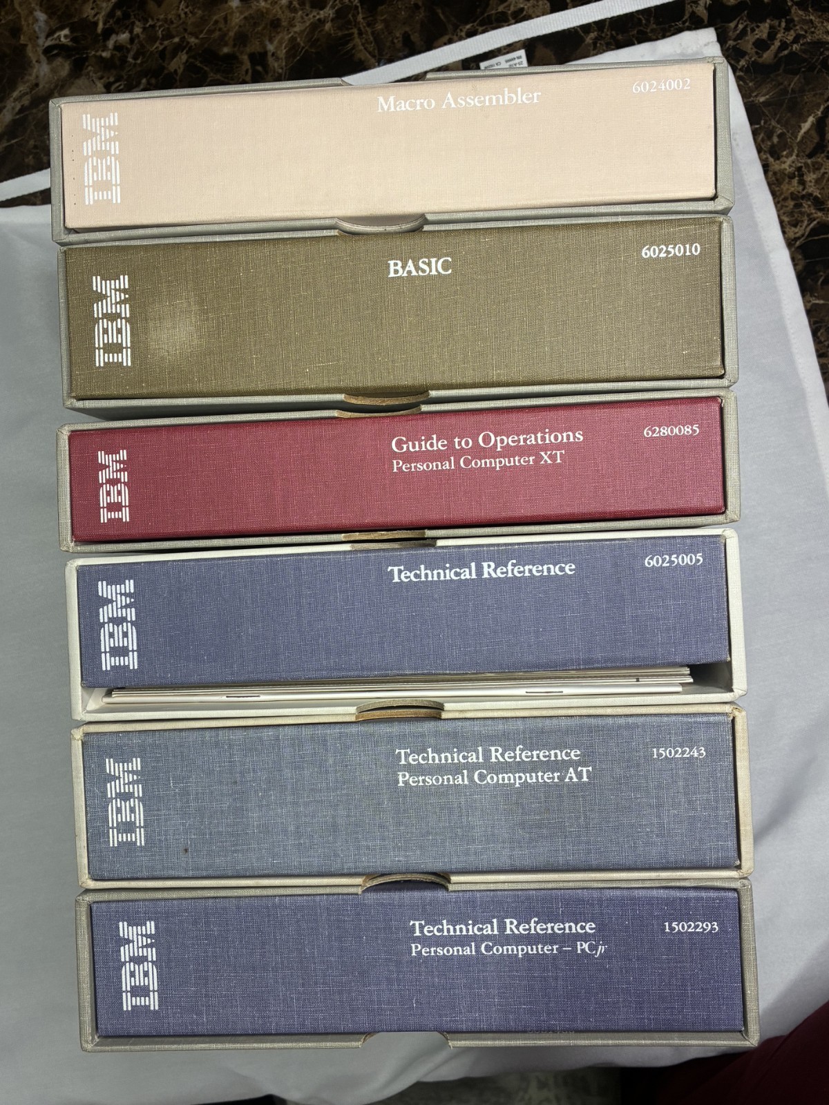 IBM PC Manuals Books Lot of 6 Vintage