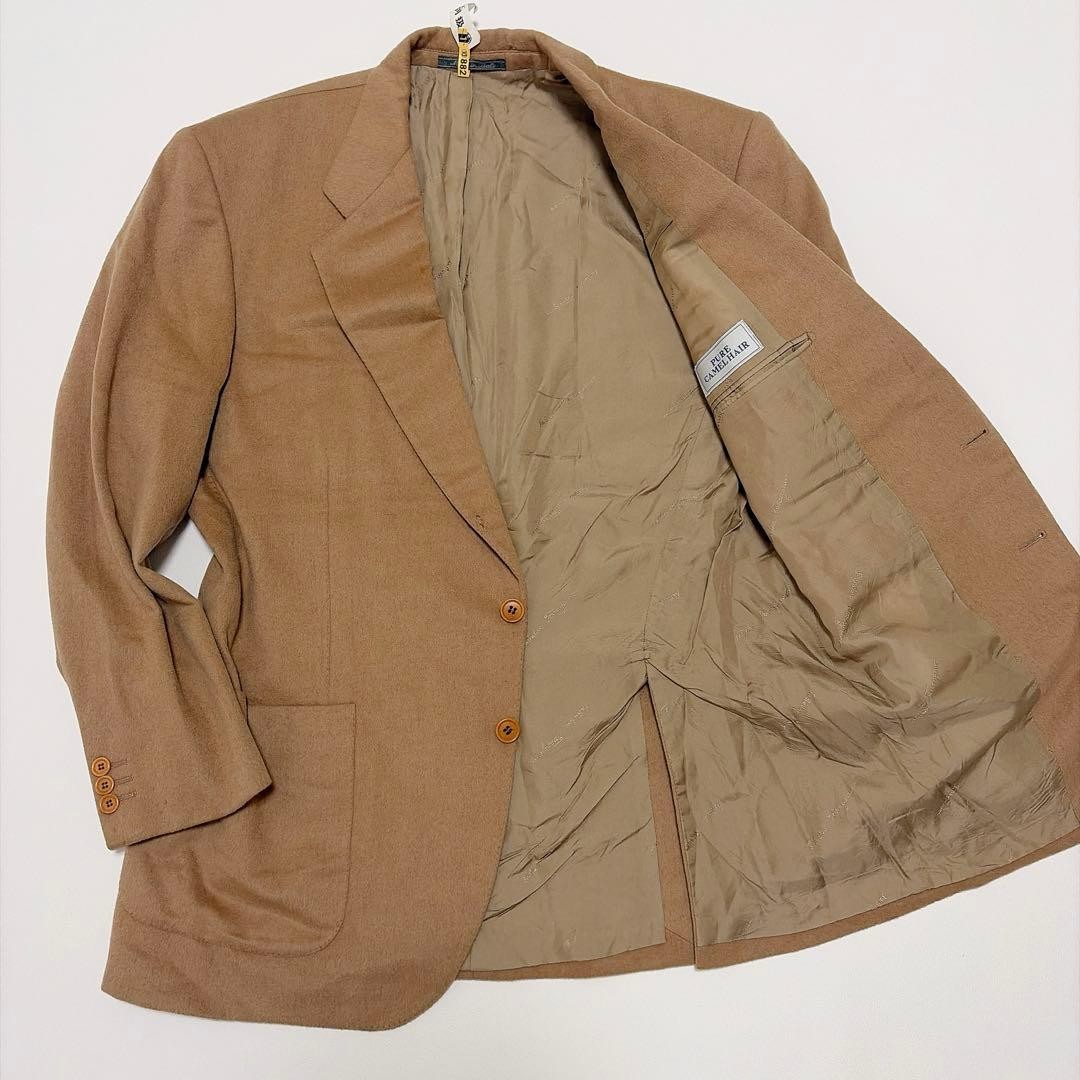 XXL Size Ferragamo Camel Hair Jacket Vintage