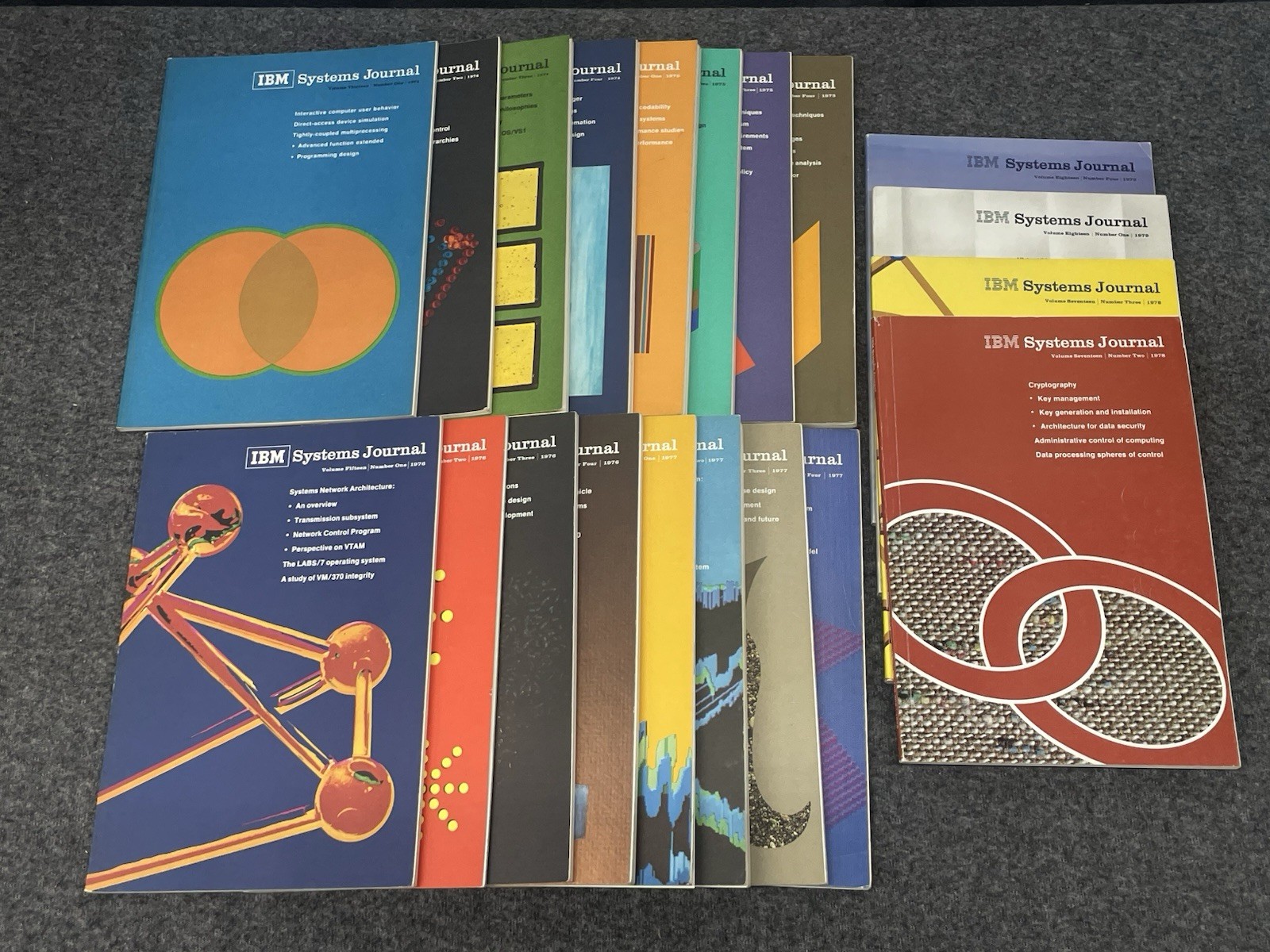 Lot of 20 IBM Systems Journal Volume 13 to 19 Books Vintage 1974-1979