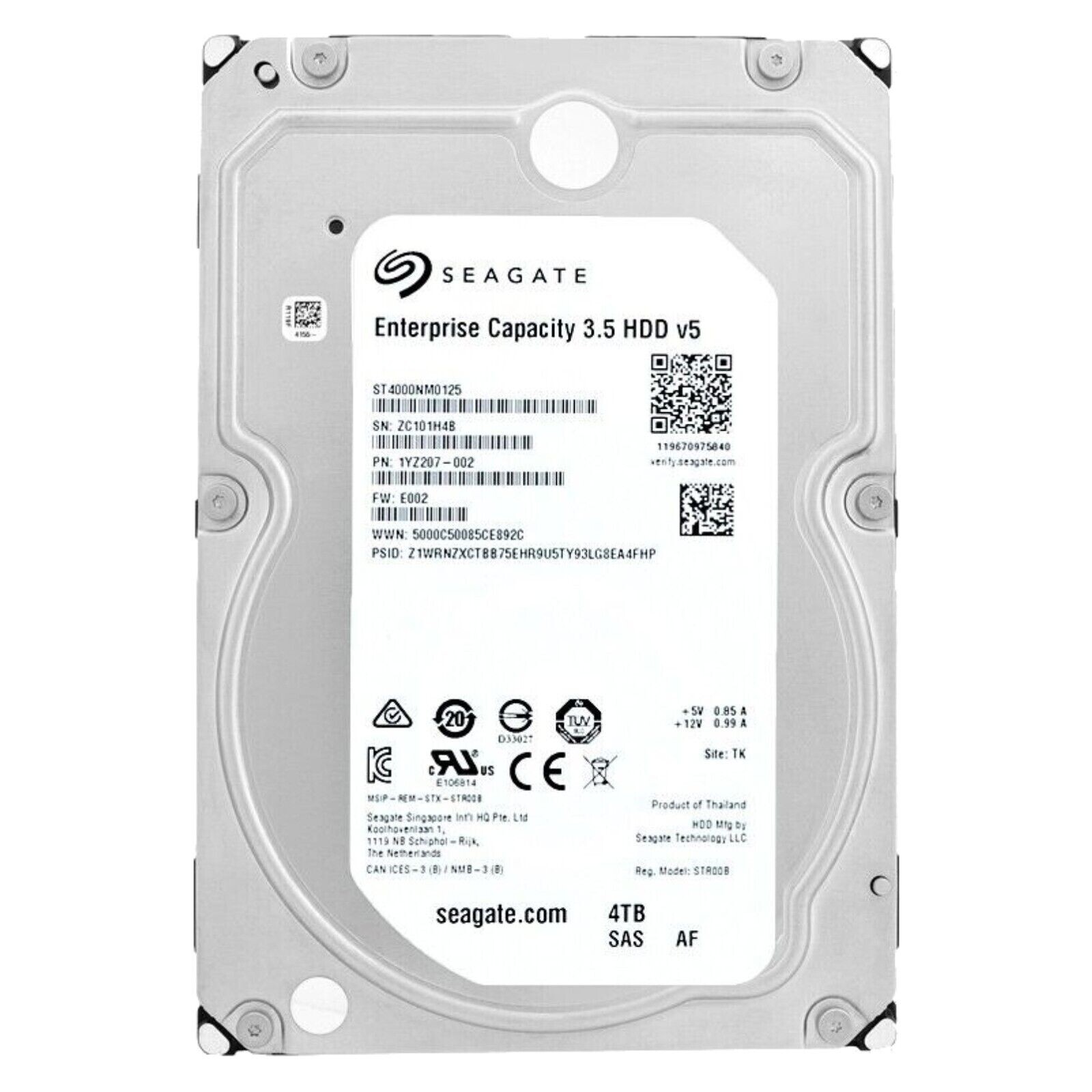 SEAGATE EXOS 4TB 7.2K 12Gb/s 3.5 SEAGATE EXOS 4TB 7.2K 12Gb/s 3.5