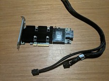 DELL H730 RAID CARD w/1GB CACHE 12Gb/s PCI-E 3.0 + SAS CABLES picture