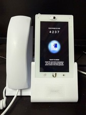 Used Ubiquiti UniFi Talk Phone Touch UTP-Touch-White-L VoIP Touchscreen Phone picture