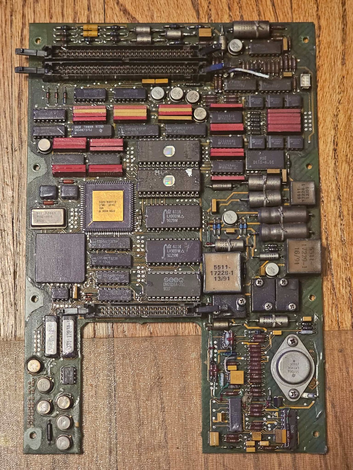 Vintage Military Avionics PCB Intel MG8097BH Ceramic CPU EPROM Circuit Board IC