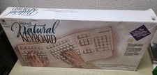 Vintage 1995 Microsoft Natural Keyboard Ergonomic Windows In Box. picture
