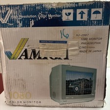 Commodore Amiga Video CRT Computer Monitor Model 1080 VERY RARE UNUSED IN BOX picture