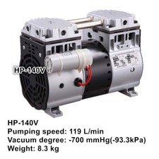 Airtech vacuum pump HP-140V 200-240V 119L/min -700 mmHg/-93.3kPa picture