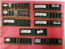 Vintage Desktop RAM Lot of 9 - SDR SDRAM & DDR1  (Could Separate)*  -  (0194) picture